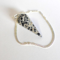 Jasper Dalmatian pendulum 1PC