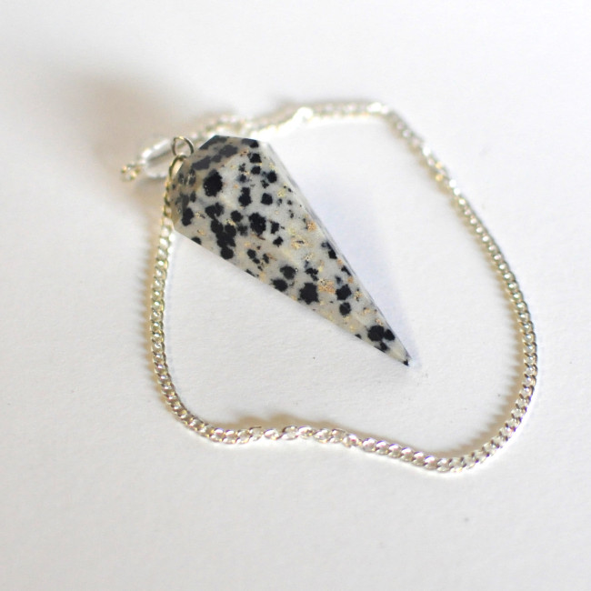 Jasper Dalmatian pendulum 1PC