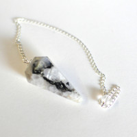 Moonstone Rainbow pendulum 1PC