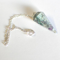 Ruby-Fuchsite pendulum 1PC
