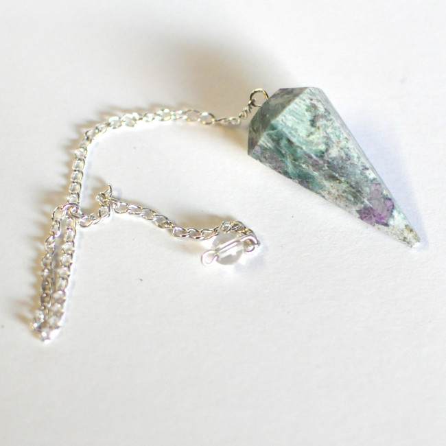 Ruby-Fuchsite pendulum 1PC