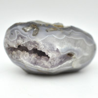 Chalcedony / Amethyst geode polished 1PC (6) Chalcedony / Amethyst geode polished 1PC (6)