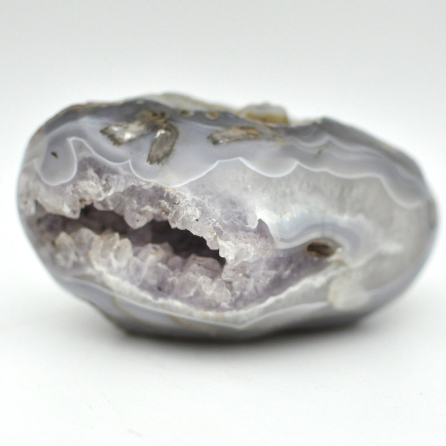 Chalcedony / Amethyst geode polished 1PC (6) Chalcedony / Amethyst geode polished 1PC (6)