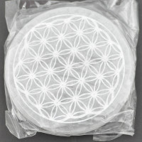 Selenite disk 10cm 1PC