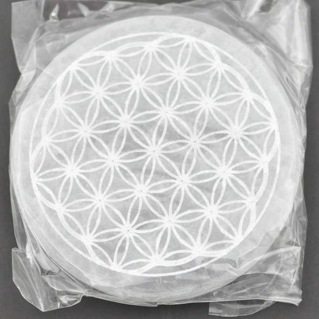 Selenite disk 10cm 1PC