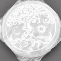 Selenite disk 10cm 1PC