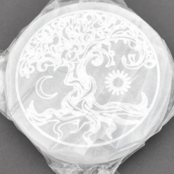 Selenite disk 10cm 1PC Selenite disk 10cm 1PC
