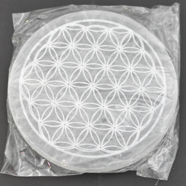 Selenite disk 14cm 1PC