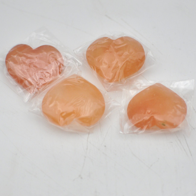 Selenite heart red 4cm