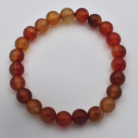 Carnelian bracelet (bead, Ø 8mm) 1PC
