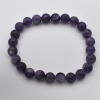 Amethyst bracelet (bead, Ø 8mm) 1PC