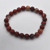 Jasper red bracelet (bead, Ø 8mm) 1PC