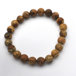 Jasper Picture bracelet (bead, Ø 8mm) 1PC