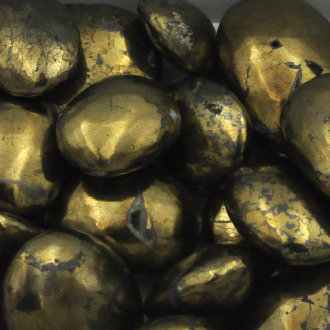 Chalcopyrite palmstones (L) 500GR