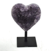 Amethyst heart on stand 1PC (11)