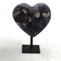 Amethyst heart on stand 1PC (4)