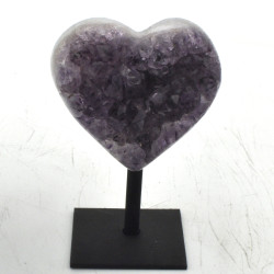 Amethyst heart on stand 1PC (9)