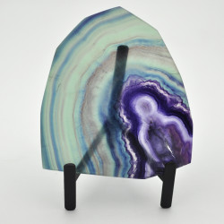 Fluorite Rainbow polished slab 1PC (9)