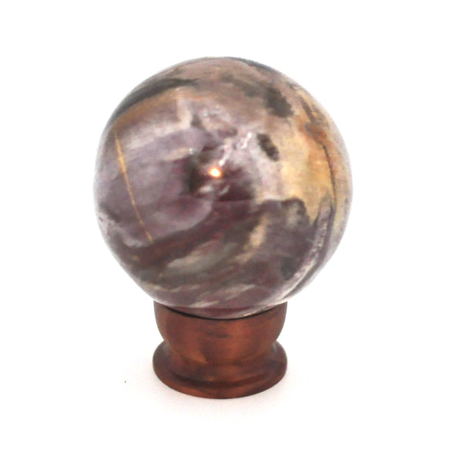 Petrified wood sphere 1PC (4)