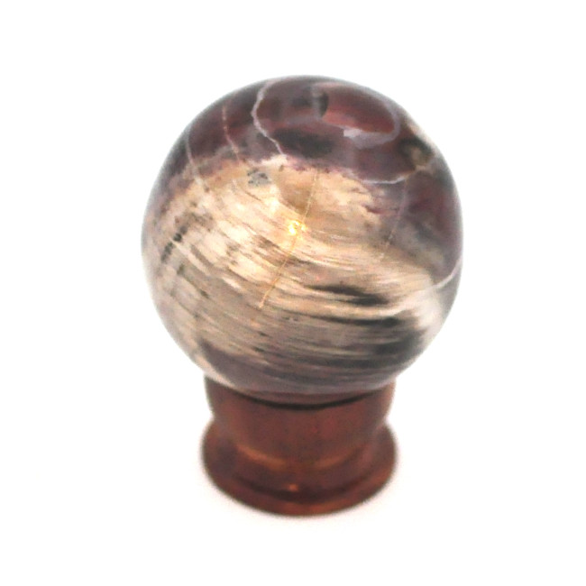 Petrified wood sphere 1PC (7)