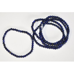 Lapis Lazuli bracelet (bead, Ø 4mm) 5PC