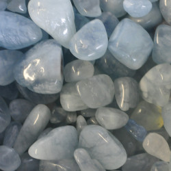Aquamarine tumbled stones 100GR