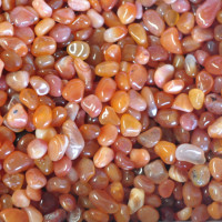 Carnelian tumbled stones (S) 250GR