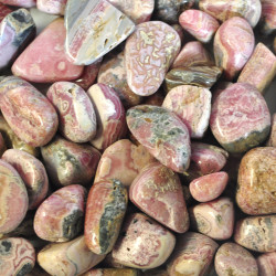 Rhodochrosite tumbled stones (L-XL) 100GR