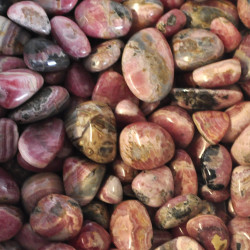 Rhodochrosite tumbled stones (M) 100GR