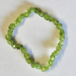 Morganite multicolor bracelet (tumbled, 6x8mm)