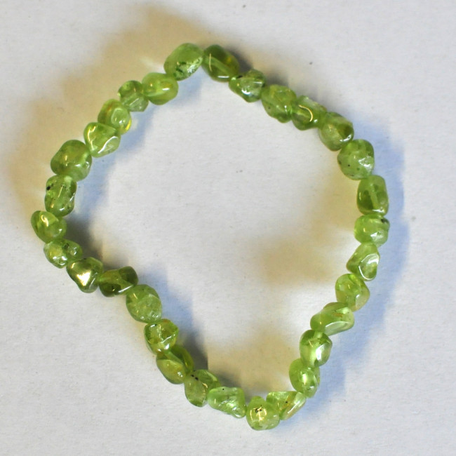 Morganite multicolor bracelet (tumbled, 6x8mm)