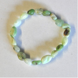 Chrysoprase bracelet (tumbled, 8x12mm)