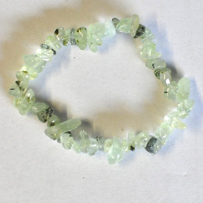 Prehnite bracelet (chips)