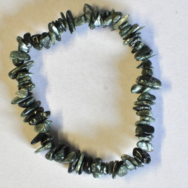 Seraphinite bracelet (chips)