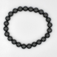 Hematite bracelet (bead, Ø 8mm)