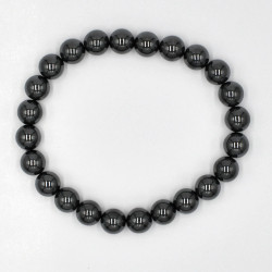 Hematite bracelet (bead, Ø 8mm)