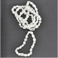 Moonstone white bracelet (tumbled, 8x12mm)