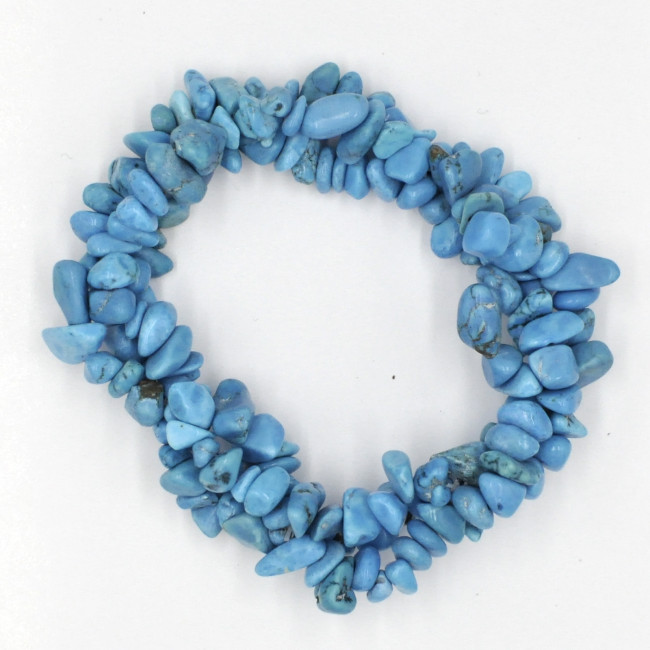 Magnesite blue bracelet (split)