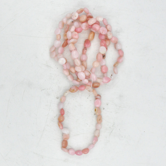 Opal pink bracelet (tumbled, 6x8mm)