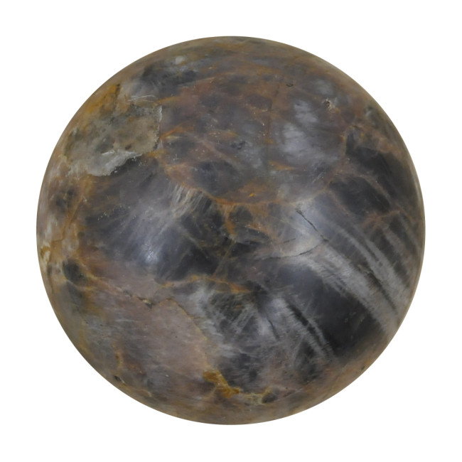 Moonstone black/brown spheres 1KG