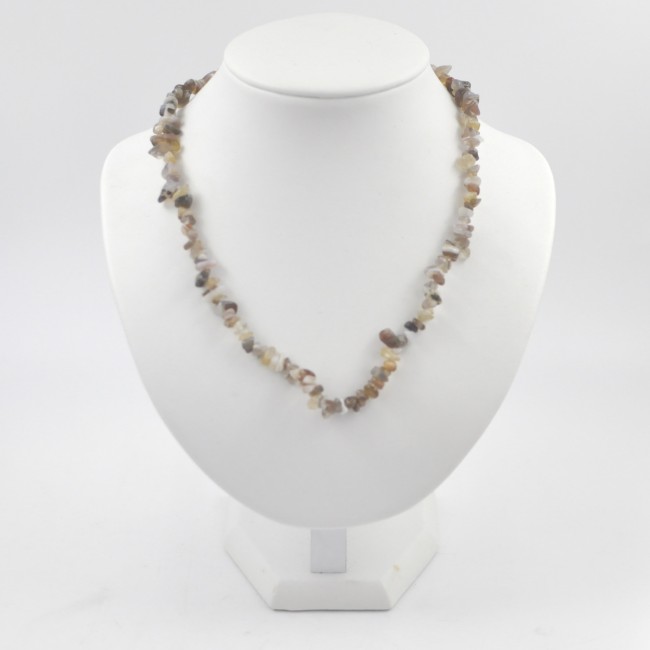 Agate Botswana necklace (split, 45cm)