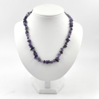 Amethyst necklace (split, 45cm)