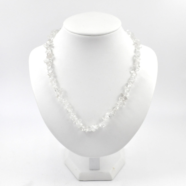 Rock crystal necklace (split, 45cm)