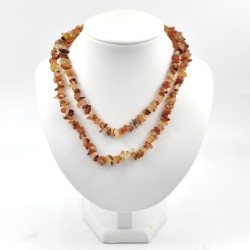 Carnelian necklace (split, 90cm)