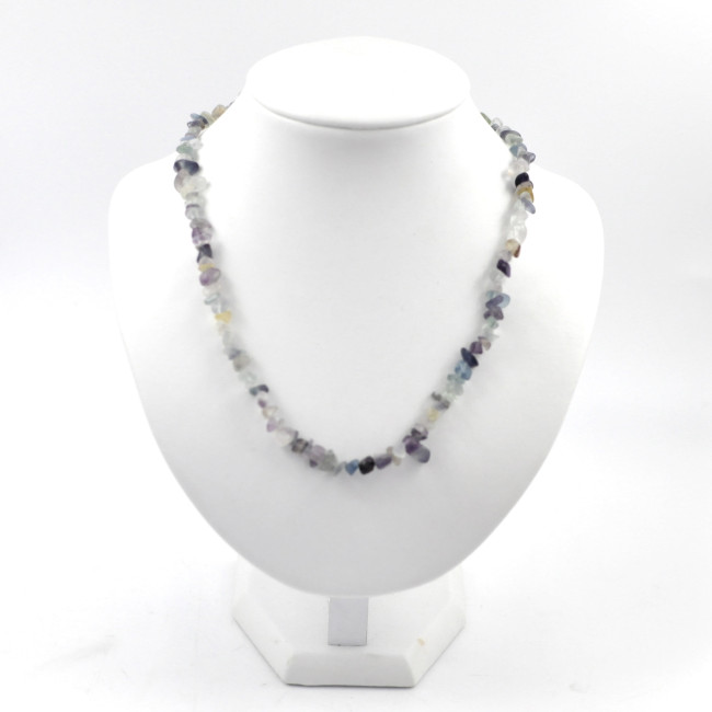 Fluorite necklace (split, 45cm)