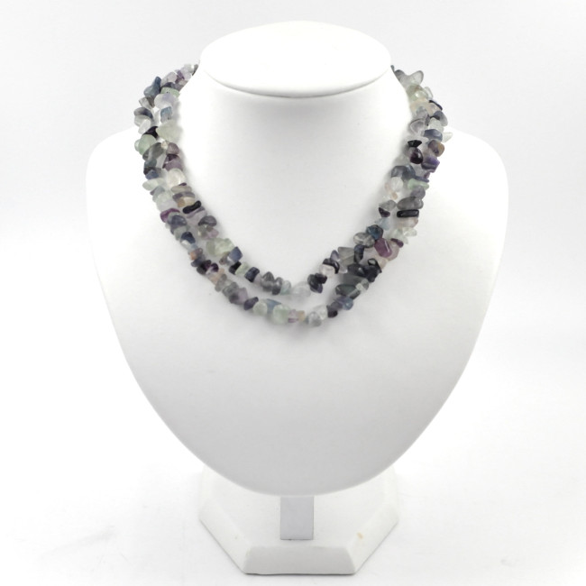 Fluorite necklace (split, 90cm)