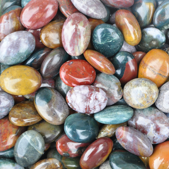 Jasper Ocean palmstones (S) 500GR