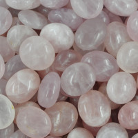 Rose Quartz palmstones (L) 500GR