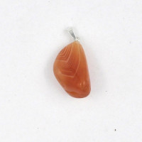 Carnelian banded pendant 1PC