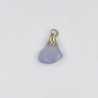 Chalcedony blue pendant 1PC